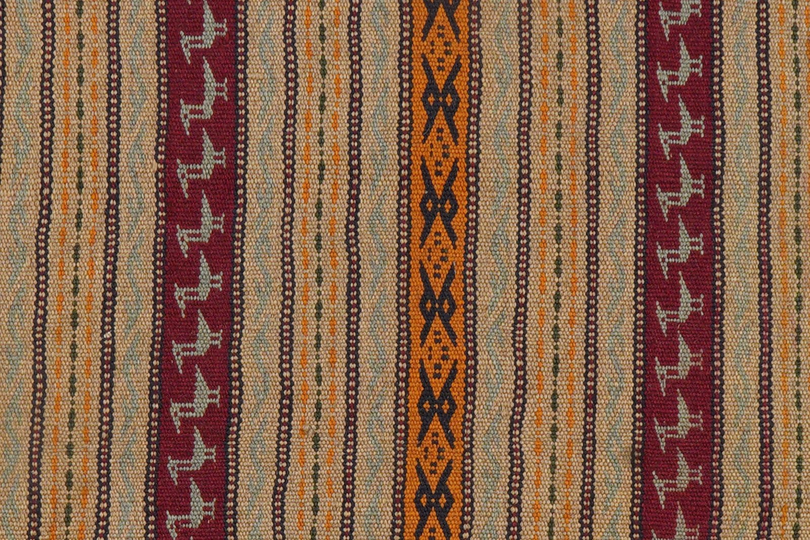 Kelim Kordi — Handmade, 97x150 cm, Beige, 100% Virgin Wool | View 6