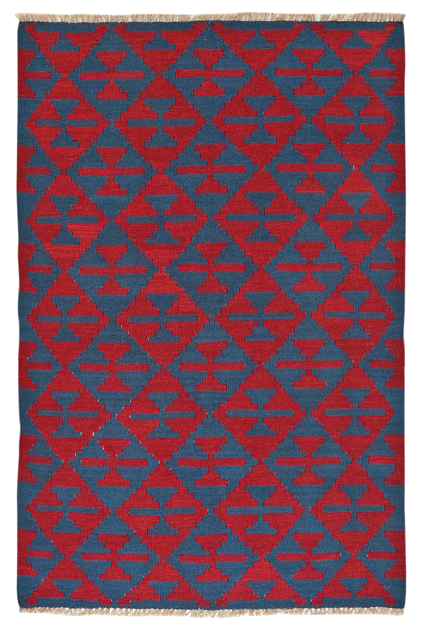 Kelim Gashgai — Handgefertigt, 184x123 cm, Bunt, 100% Virgin Wool | Main view