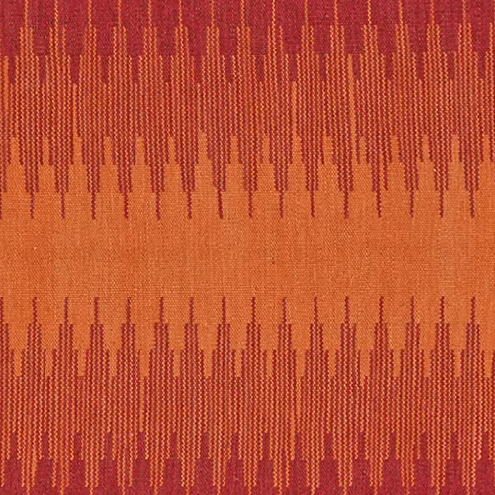 Kelim Gashgai — Handmade, 107x248 cm, Orange, 100% Virgin Wool | View 4