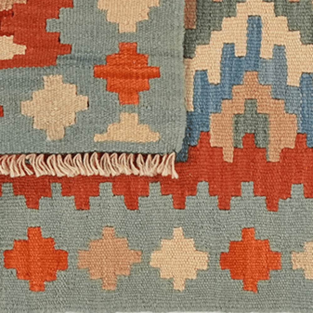 Kelim Gashgai — Handmade, 60x87 cm, Multicolor, 100% Virgin Wool | View 6