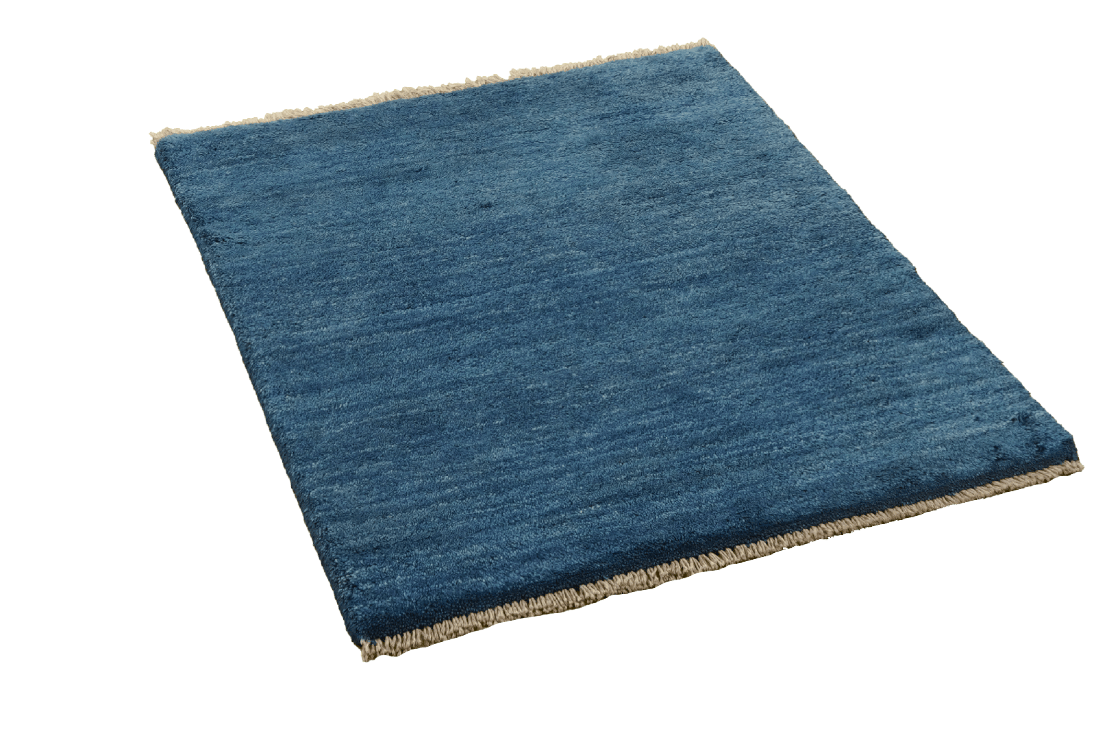 Gabbeh — Hand-knotted, 74x86 cm, Blue, 100% Virgin Wool | View 4