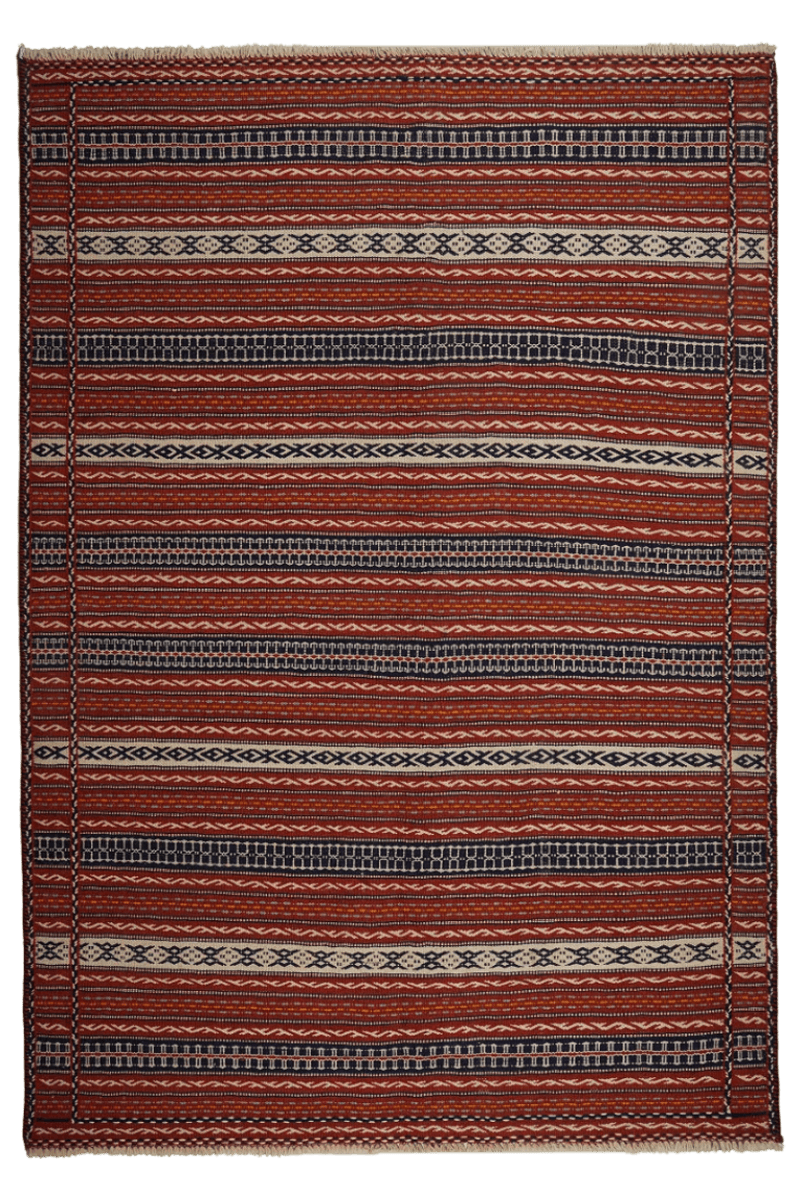 Kelim Kordi — Handmade, 169x244 cm, Multicolor, 100% Virgin Wool | Main view