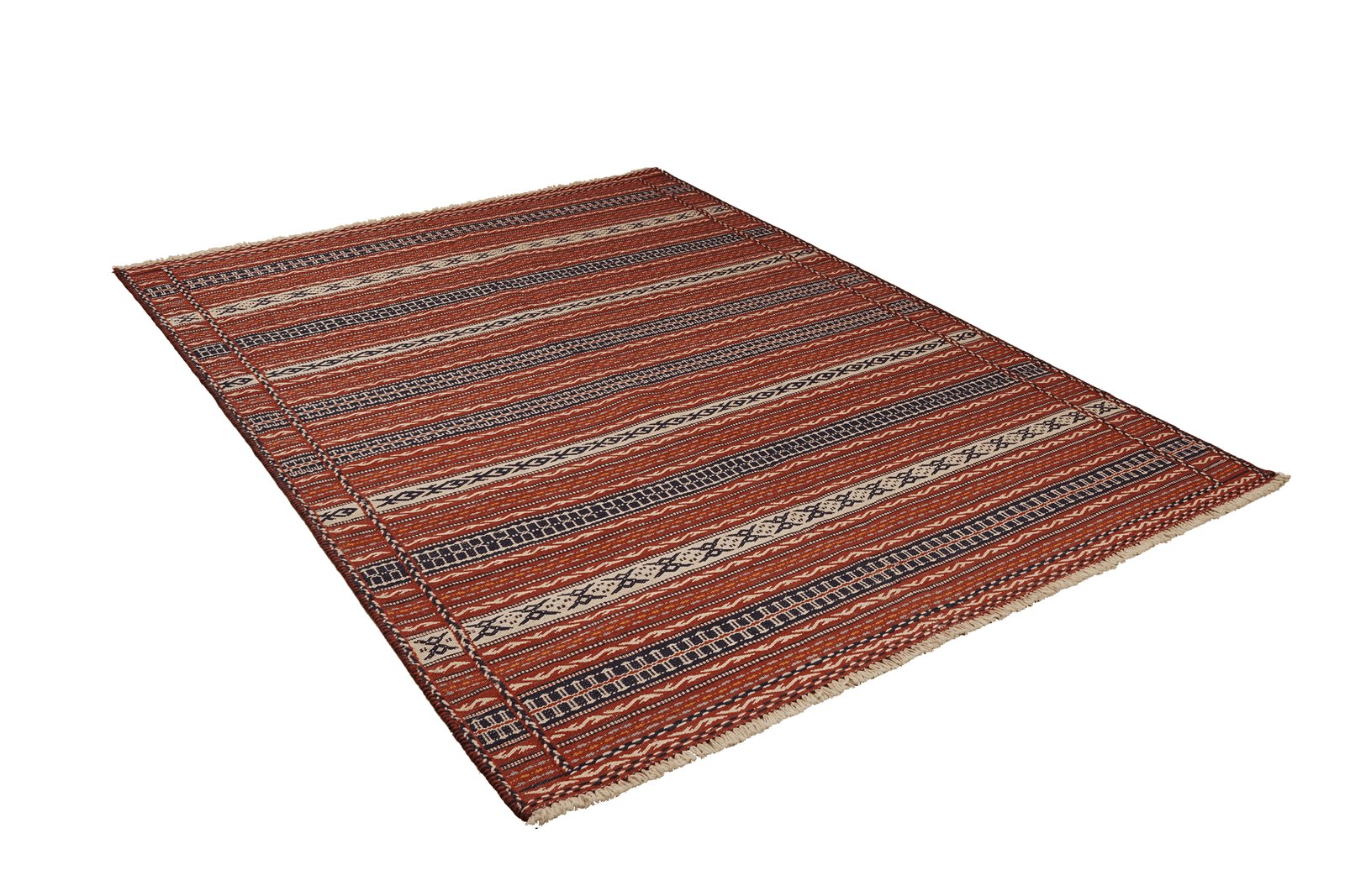 Kelim Kordi — Handmade, 169x244 cm, Multicolor, 100% Virgin Wool | View 4