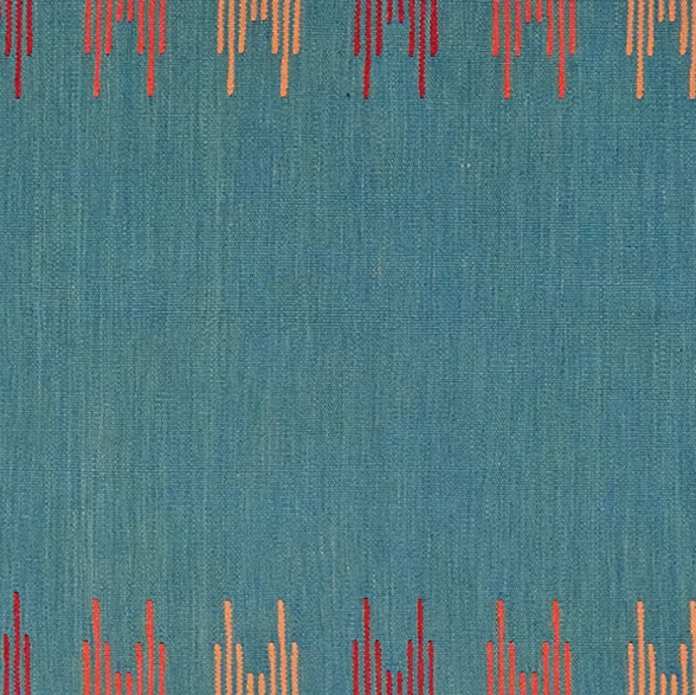 Kelim Gashgai — Handmade, 101x250 cm, Blue, 100% Virgin Wool | View 4