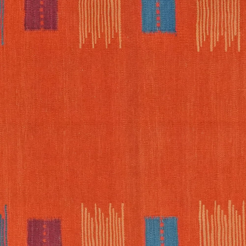 Kelim Gashgai — Handmade, 104x239 cm, Red, 100% Virgin Wool | View 4