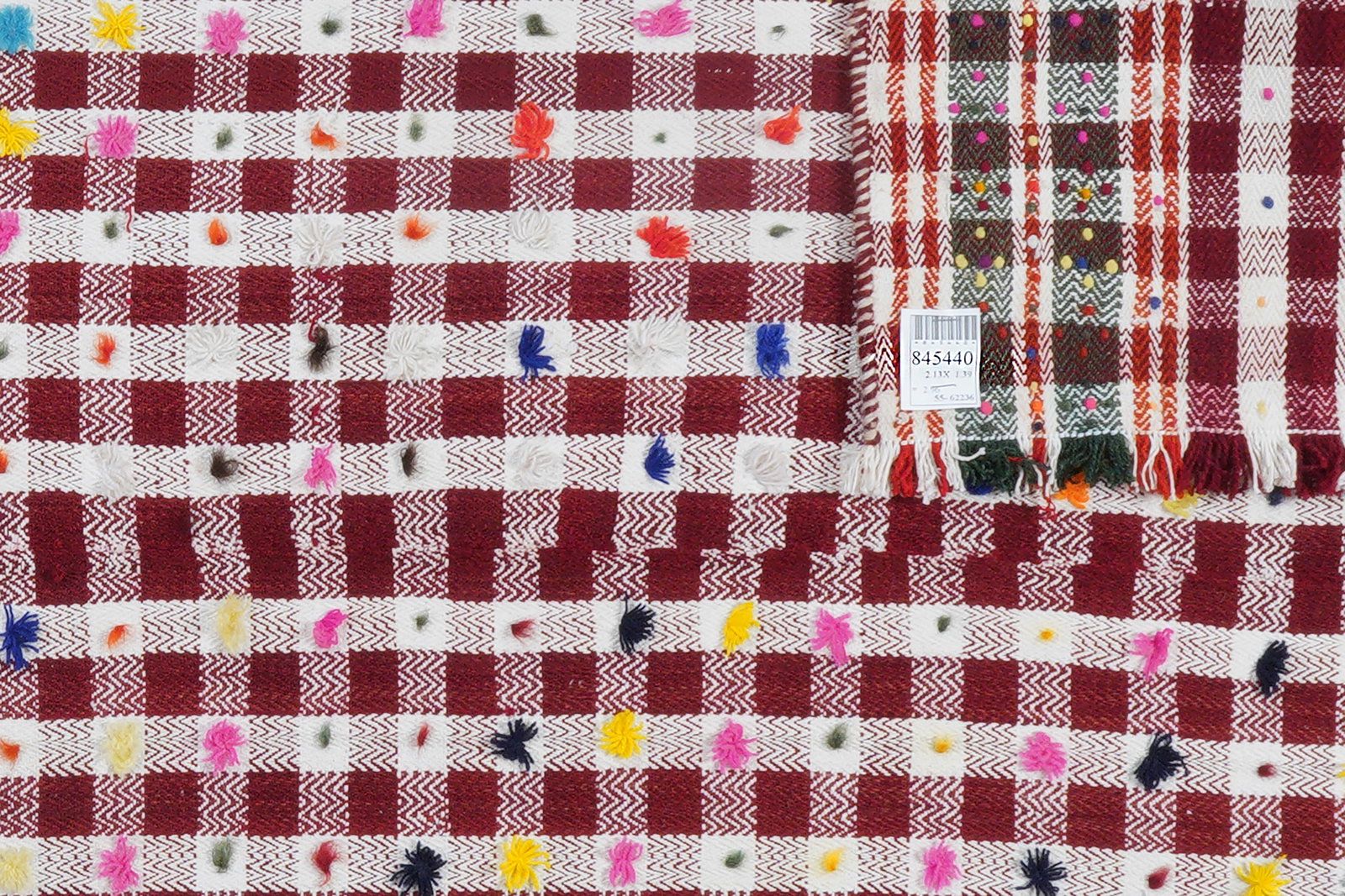 Kelim — Handgefertigt, 213x139 cm, Bunt, 100% Virgin Wool | View 6
