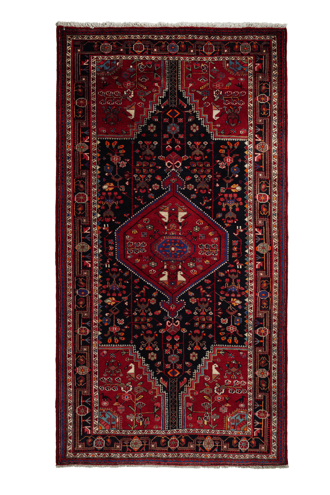 Toysarghan — Hand-knotted, 156x295 cm, Blue, 100% Virgin Wool | Main view