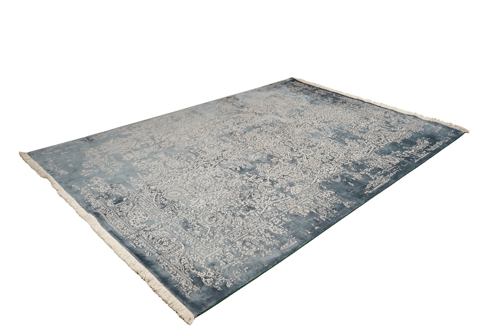 Paradayda — Hand-knotted, 237x300 cm, Blue, 80% Viskose, 20% Baumwolle | View 5
