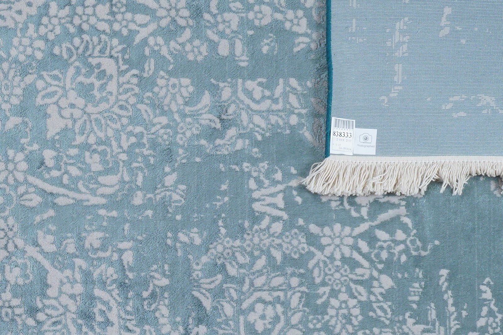 Paradayda — Hand-knotted, 235x300 cm, Blue, 80% Viskose, 20% Baumwolle | View 6