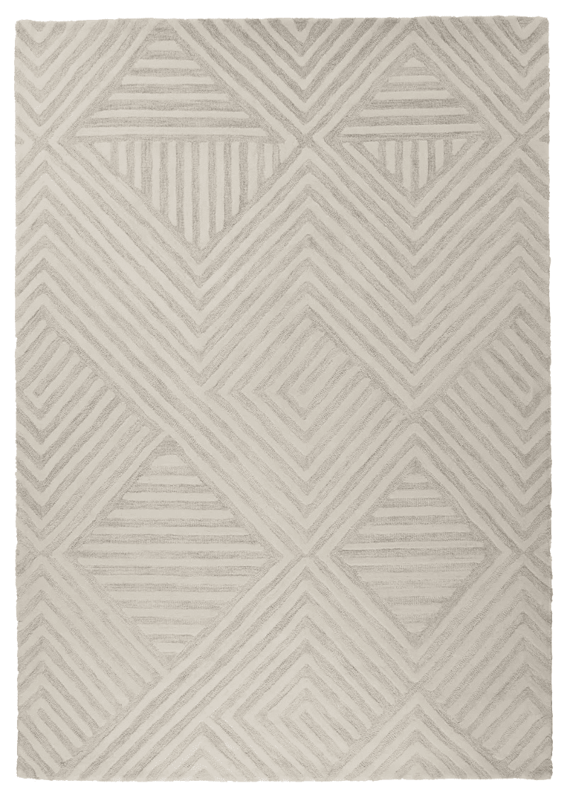 Maze — Hand-knotted, 200x300 cm, Beige, 100% Virgin Wool | Main view