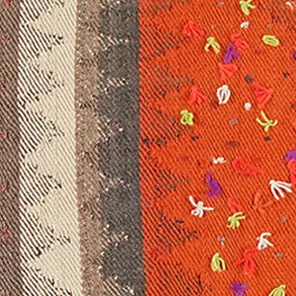 Kelim Kissen — Handmade, 65x65 cm, Multicolor, 100% Virgin Wool | View 4