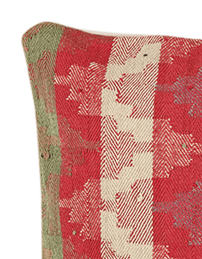 Kelim Kissen — Handmade, 65x65 cm, Multicolor, 100% Virgin Wool | View 3