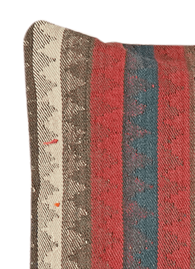 Kelim Kissen — Handmade, 65x65 cm, Multicolor, 100% Virgin Wool | View 3