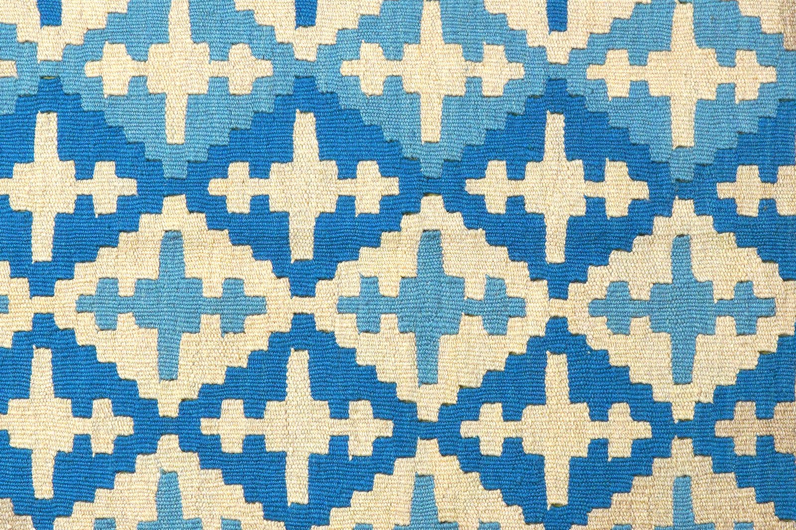 Kelim Gashgai — Handmade, 174x236 cm, Blue, 100% Virgin Wool | View 5