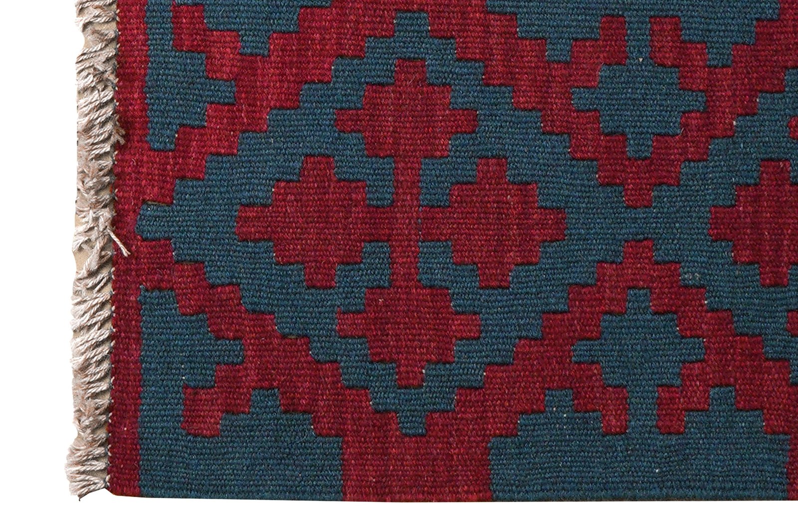 Kelim Gashgai — Handmade, 67x81 cm, Red, 100% Virgin Wool | View 3