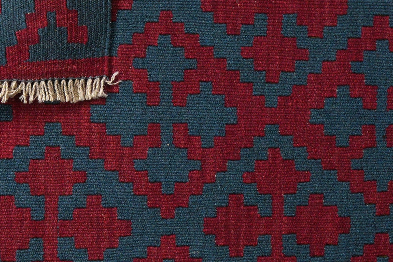 Kelim Gashgai — Handmade, 67x81 cm, Red, 100% Virgin Wool | View 6