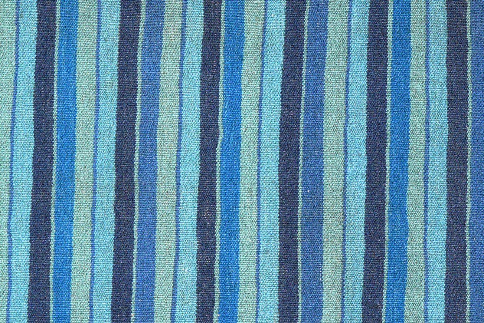 Kelim Gashgai — Handmade, 62x194 cm, Blue, 100% Virgin Wool | View 5
