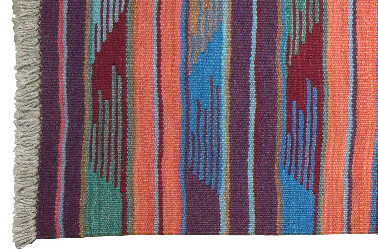 Kelim Gashgai — Handmade, 64x190 cm, Multicolor, 100% Virgin Wool | View 3