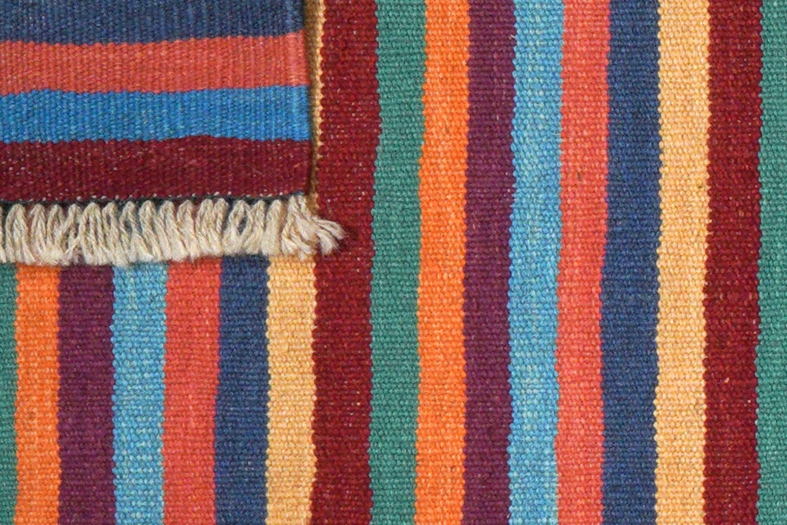 Kelim Gashgai — Handmade, 66x193 cm, Multicolor, 100% Virgin Wool | View 6
