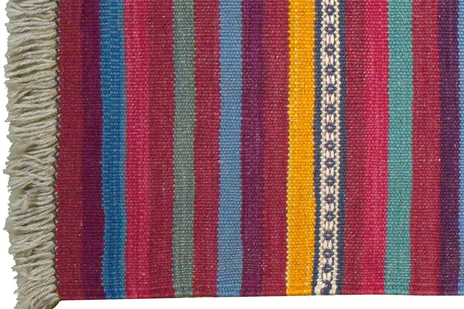 Kelim Gashgai — Handmade, 61x202 cm, Multicolor, 100% Virgin Wool | View 3