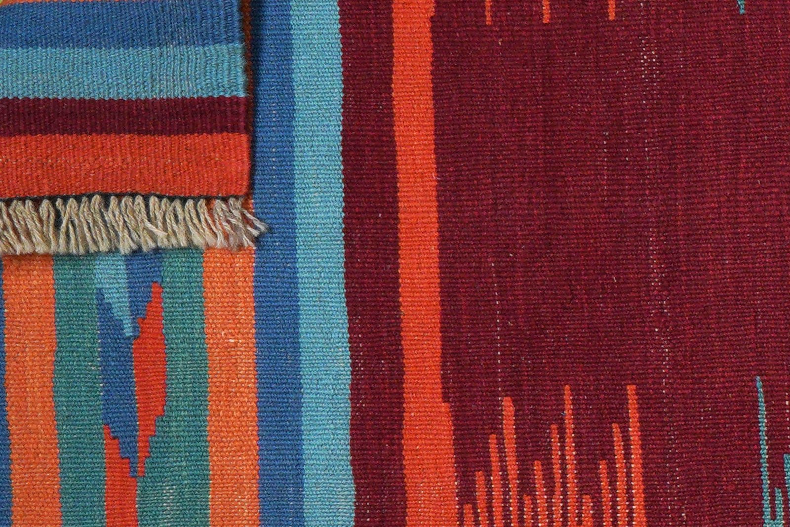 Kelim Gashgai — Handmade, 61x200 cm, Multicolor, 100% Virgin Wool | View 6