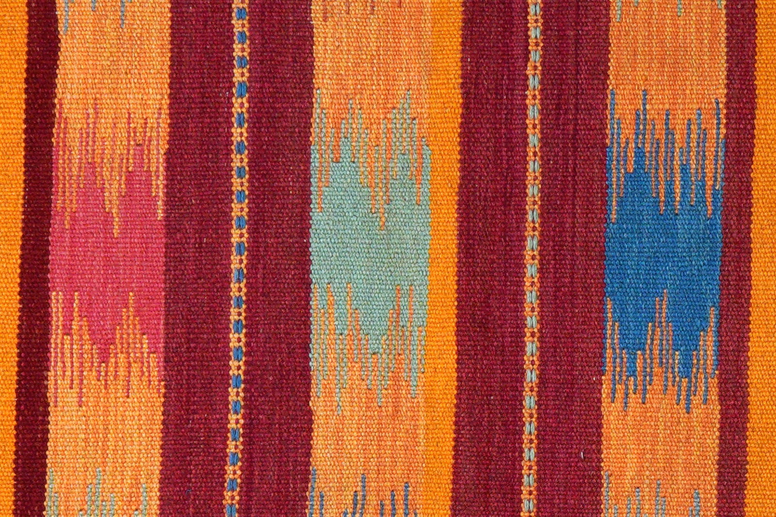 Kelim Gashgai — Handgefertigt, 212x66 cm, Bunt, 100% Virgin Wool | View 6