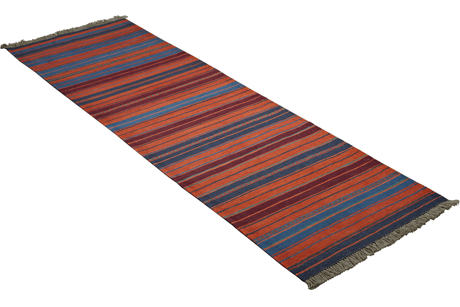 Kelim Gashgai — Handmade, 60x196 cm, Multicolor, 100% Virgin Wool | View 4