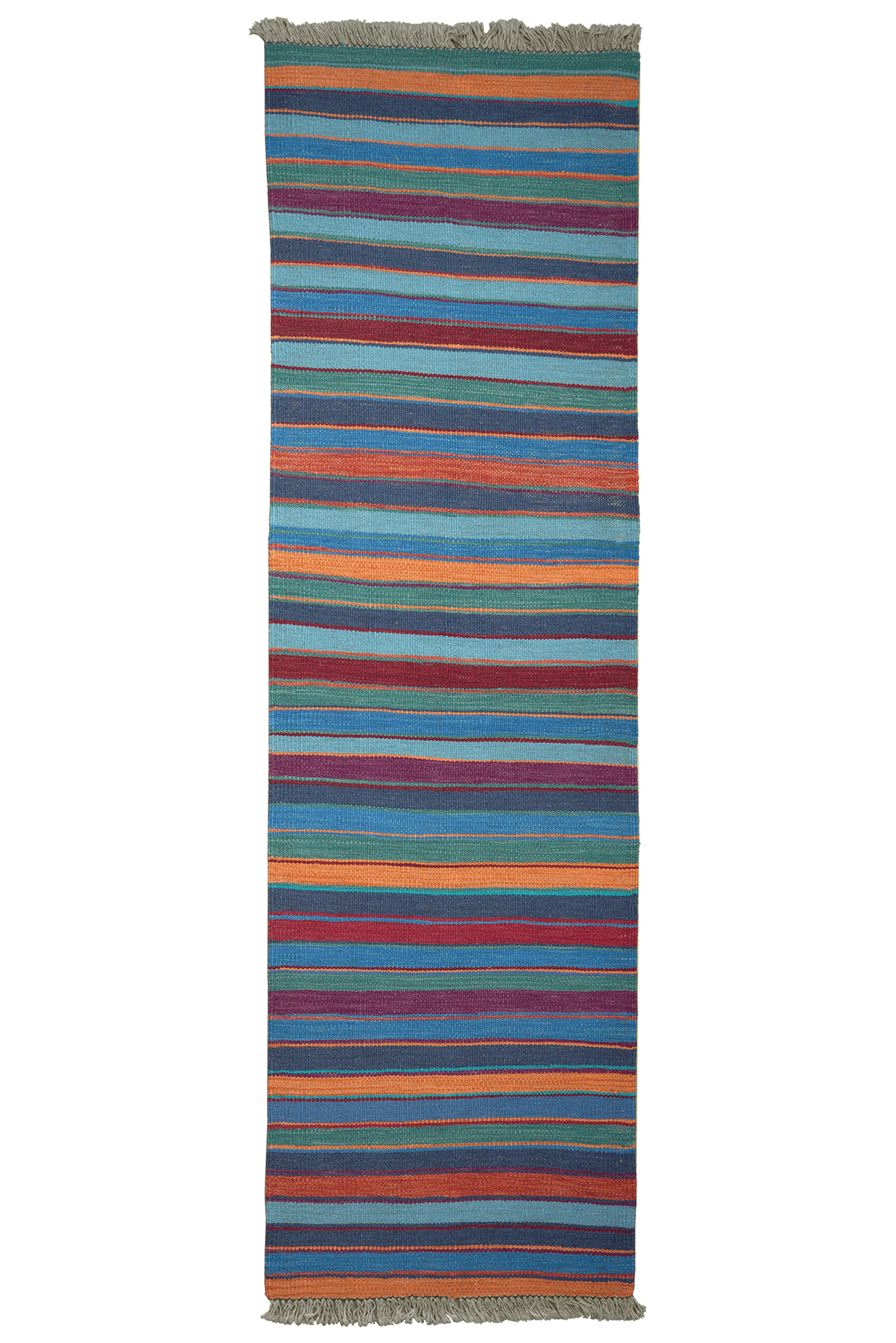 Kelim Gashgai — Handmade, 57x194 cm, Multicolor, 100% Virgin Wool | Main view