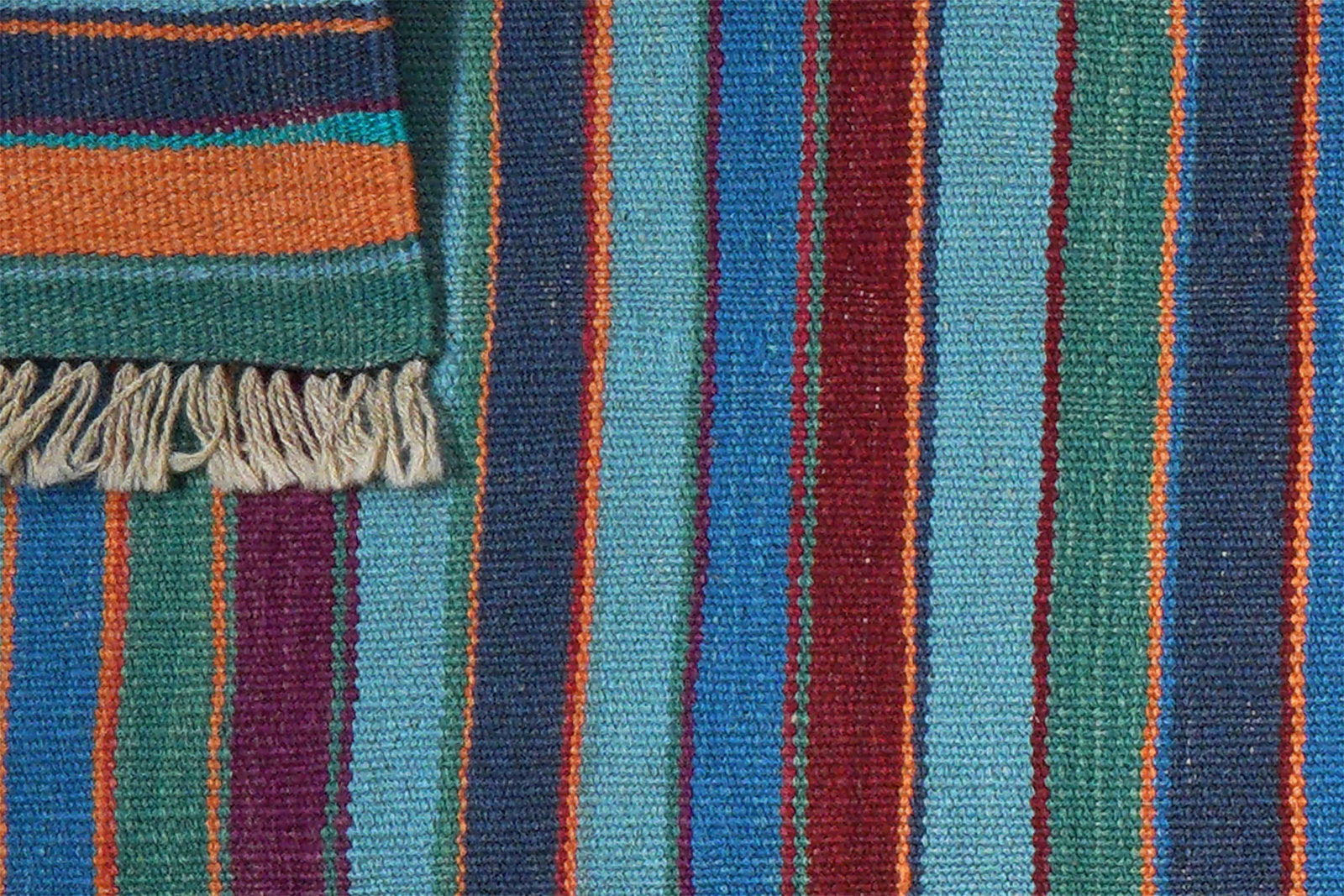 Kelim Gashgai — Handgefertigt, 194x57 cm, Bunt, 100% Virgin Wool | View 7