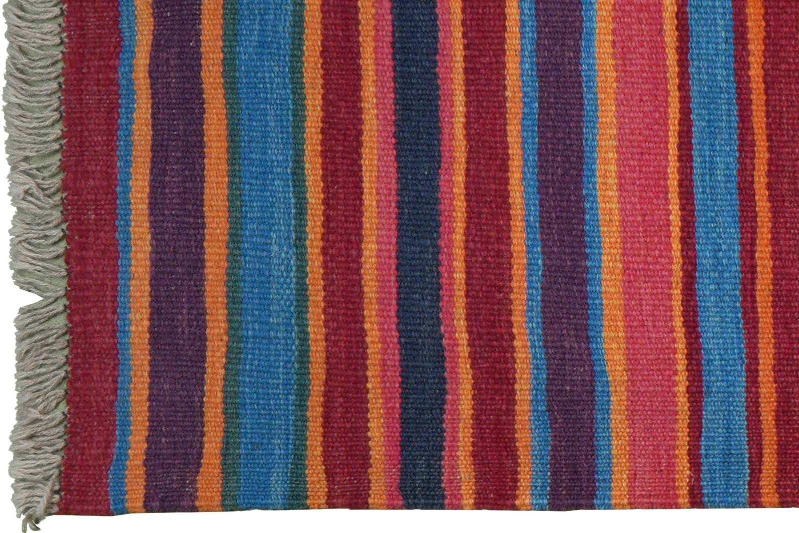 Kelim Gashgai — Handmade, 65x194 cm, Multicolor, 100% Virgin Wool | View 3