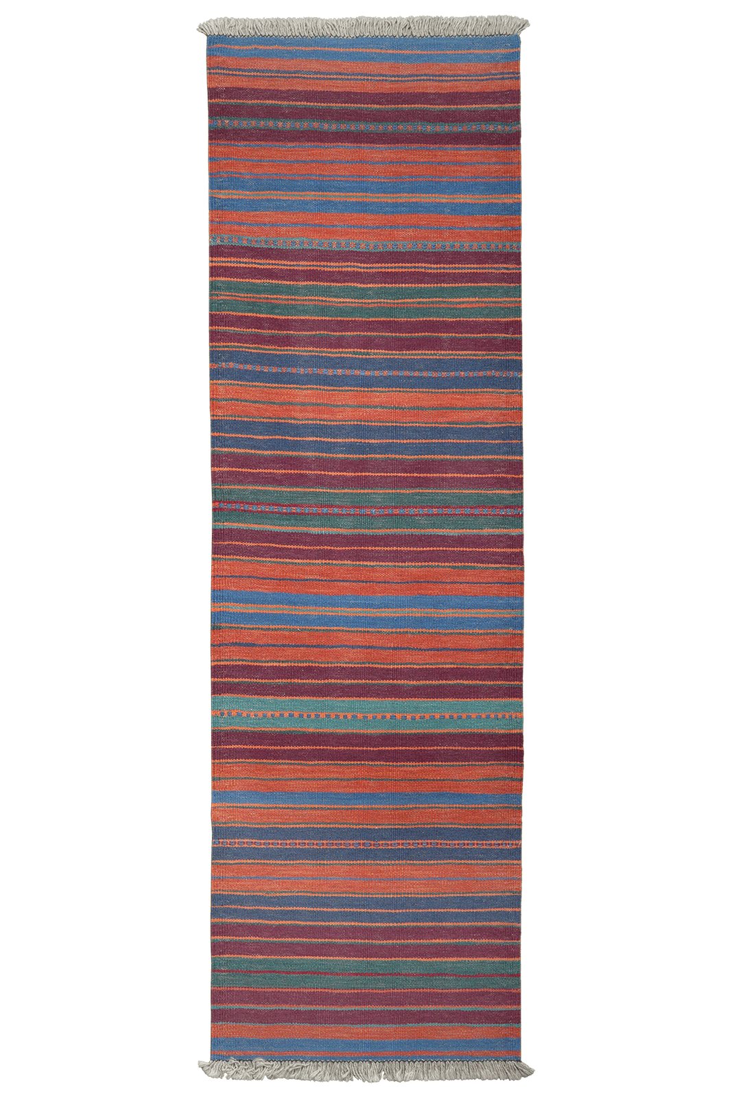 Kelim Gashgai — Handmade, 60x198 cm, Multicolor, 100% Virgin Wool | Main view