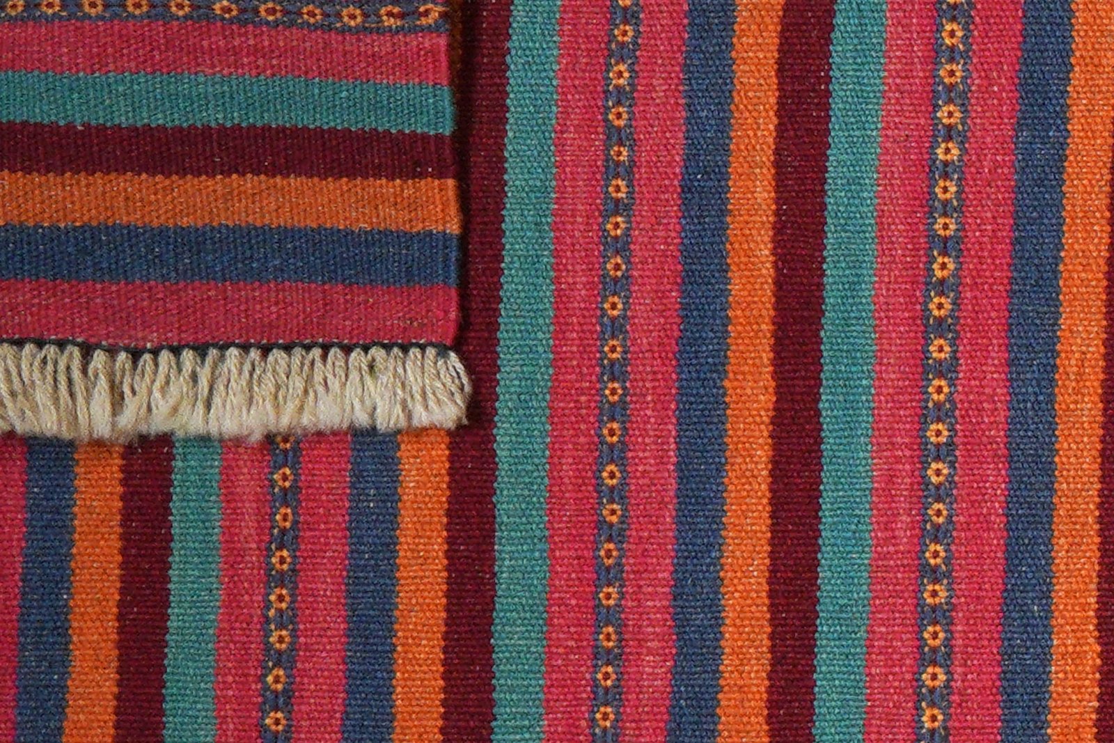 Kelim Gashgai — Handmade, 64x202 cm, Multicolor, 100% Virgin Wool | View 6