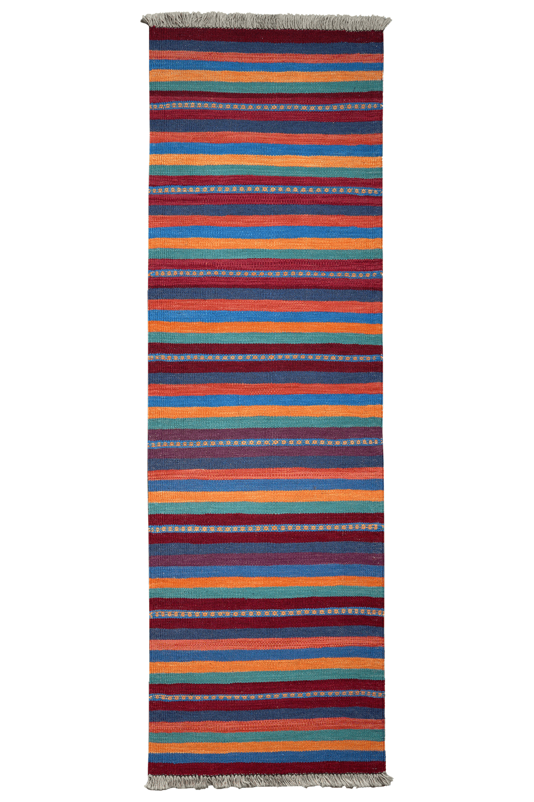 Kelim Gashgai — Handmade, 61x194 cm, Multicolor, 100% Virgin Wool | Main view