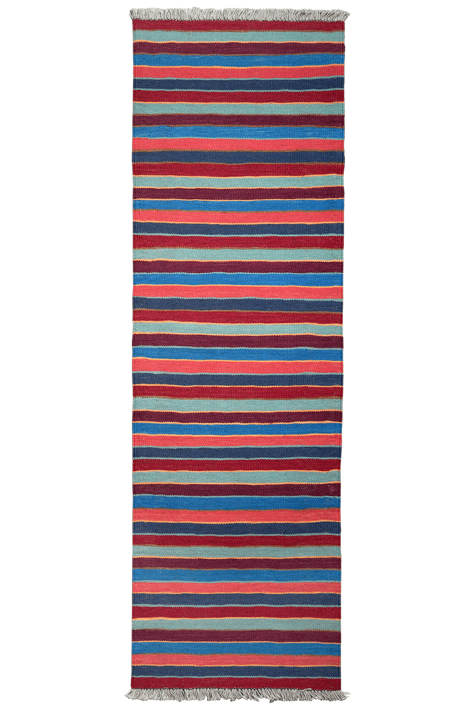 Kelim Gashgai — Handmade, 60x199 cm, Multicolor, 100% Virgin Wool | Main view