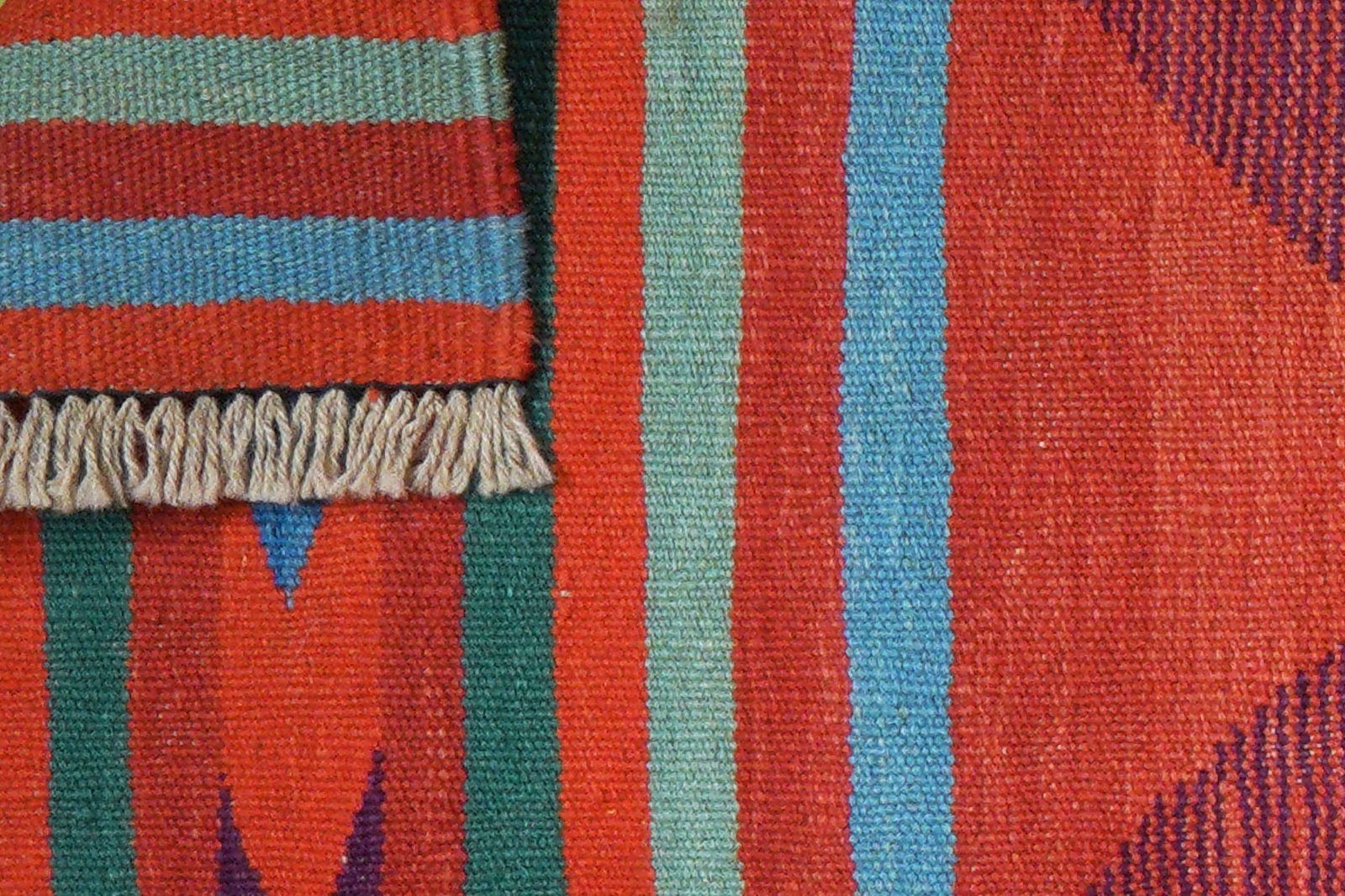 Kelim Gashgai — Handmade, 66x190 cm, Multicolor, 100% Virgin Wool | View 6