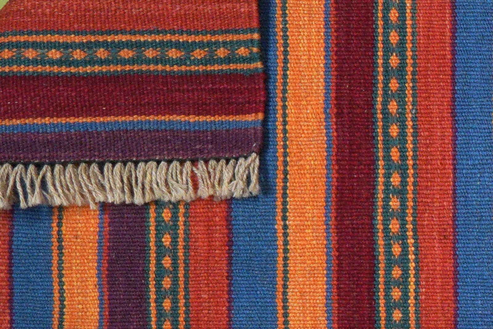 Kelim Gashgai — Handmade, 62x201 cm, Multicolor, 100% Virgin Wool | View 6
