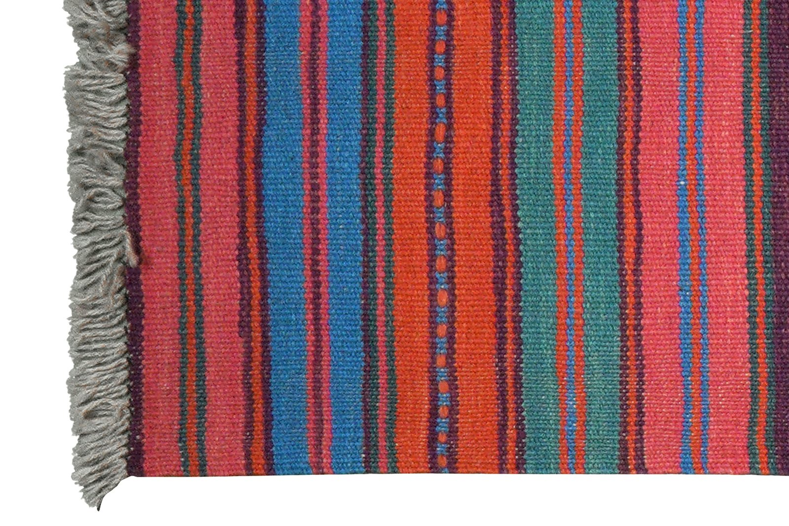 Kelim Gashgai — Handmade, 60x200 cm, Multicolor, 100% Virgin Wool | View 3