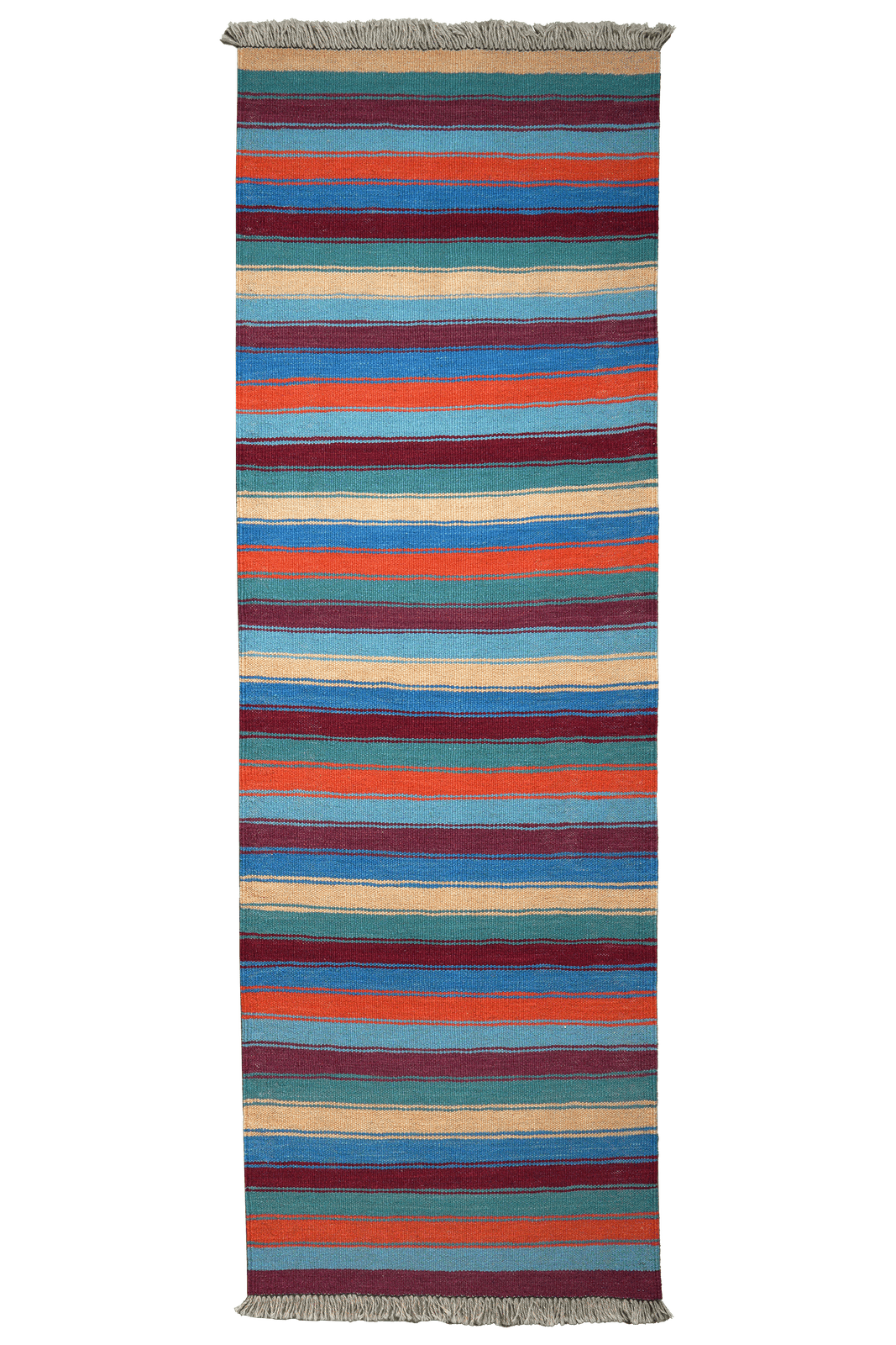 Kelim Gashgai — Handmade, 65x194 cm, Multicolor, 100% Virgin Wool | Main view