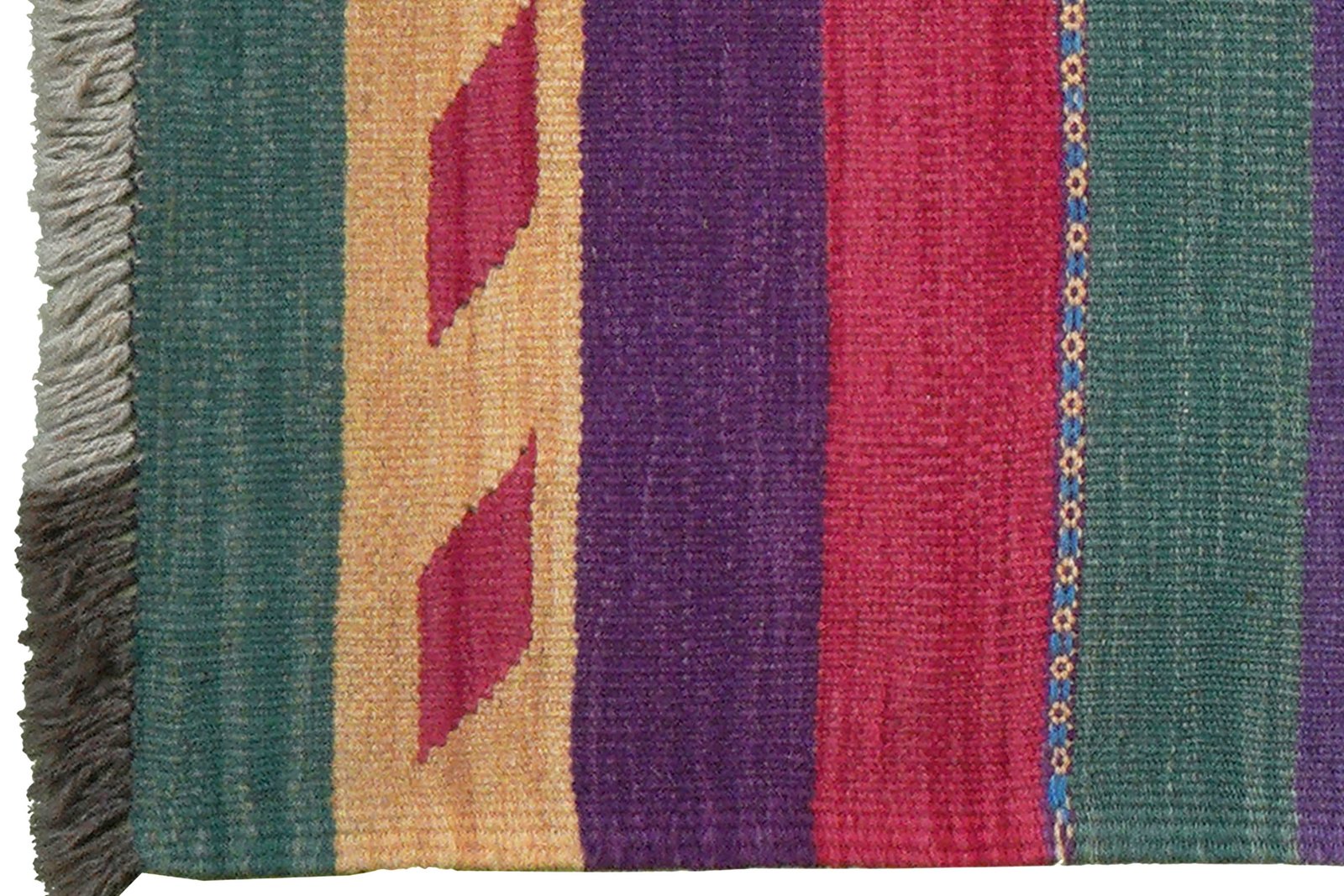 Kelim Gashgai — Handmade, 64x203 cm, Multicolor, 100% Virgin Wool | View 3