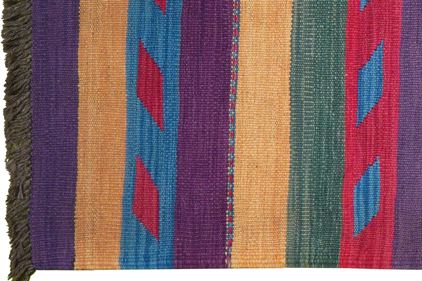 Kelim Gashgai — Handmade, 60x196 cm, Multicolor, 100% Virgin Wool | View 3