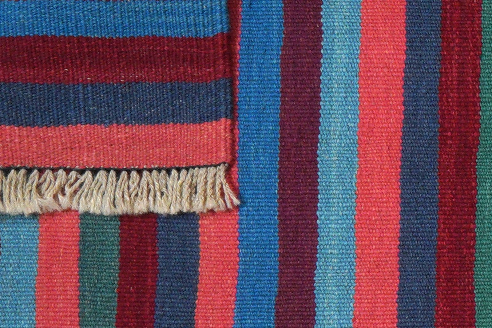 Kelim Gashgai — Handmade, 63x194 cm, Multicolor, 100% Virgin Wool | View 6