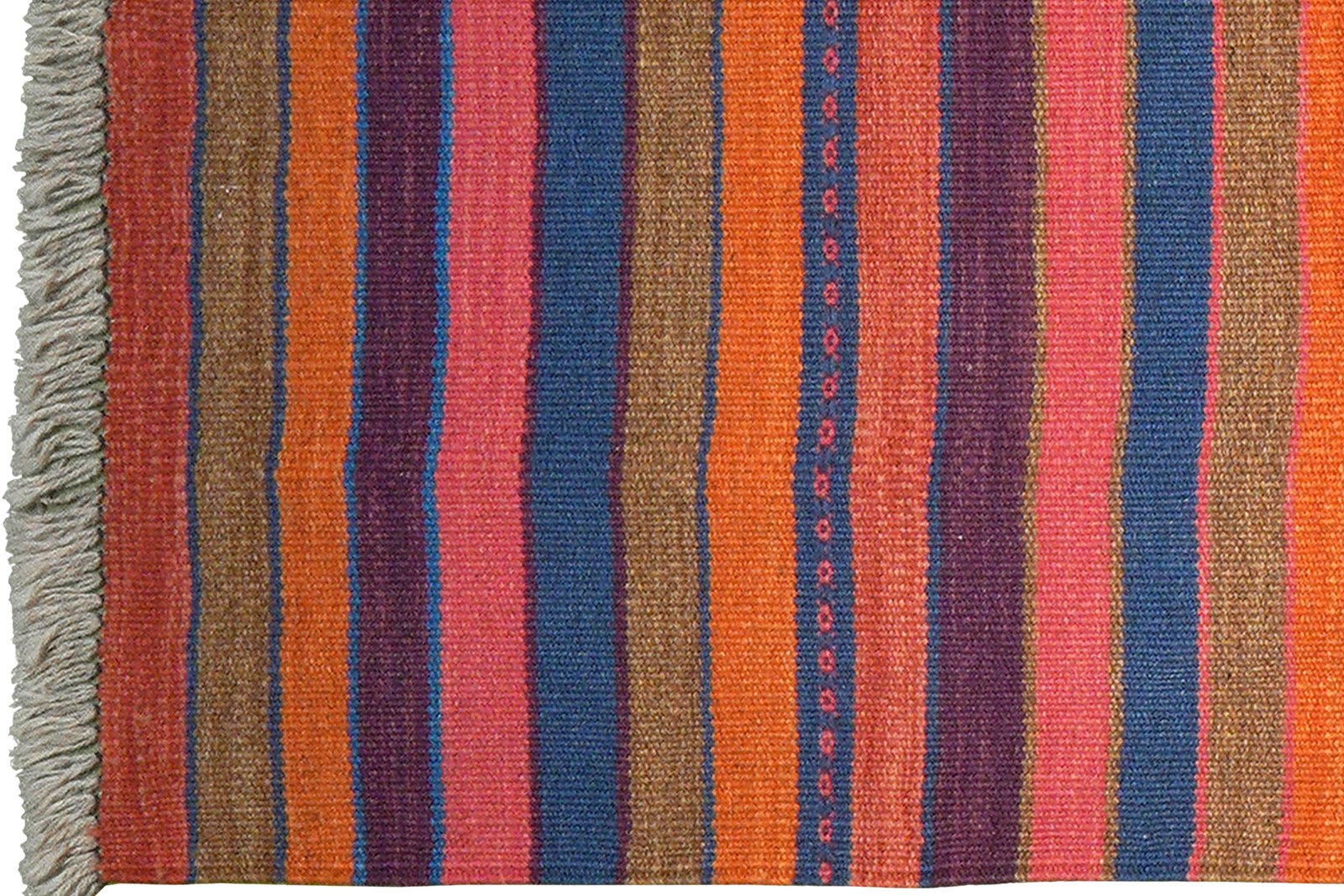 Kelim Gashgai — Handmade, 65x194 cm, Multicolor, 100% Virgin Wool | View 3