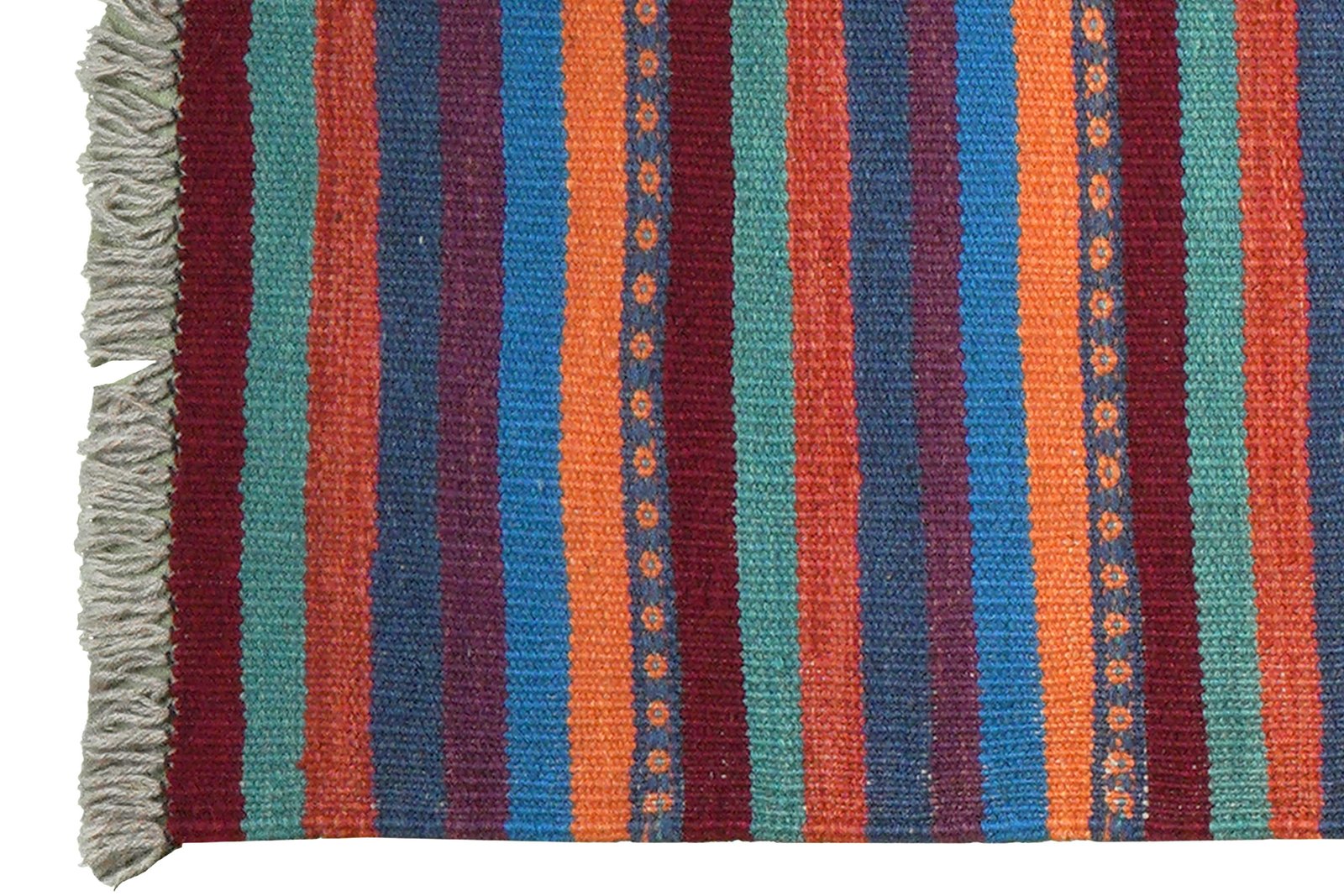 Kelim Gashgai — Handmade, 60x195 cm, Multicolor, 100% Virgin Wool | View 3