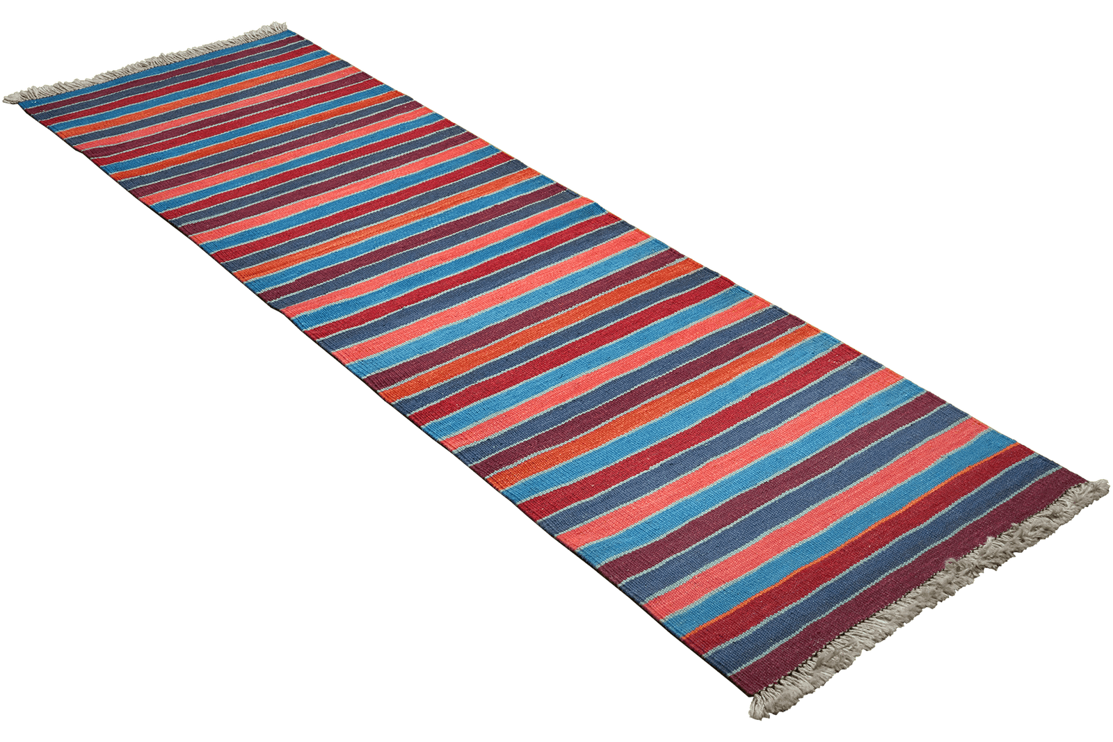 Kelim Gashgai — Handmade, 60x198 cm, Multicolor, 100% Virgin Wool | View 4