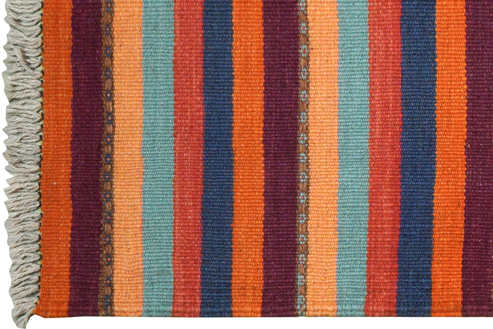 Kelim Gashgai — Handmade, 62x184 cm, Multicolor, 100% Virgin Wool | View 3