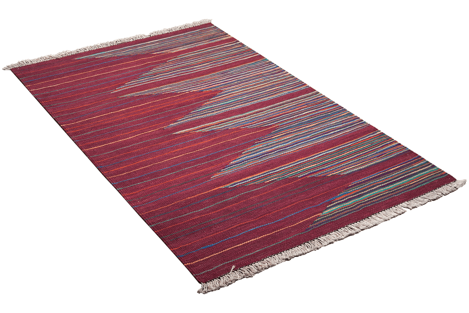 Kelim Gashgai — Handmade, 92x145 cm, Multicolor, 100% Virgin Wool | View 4