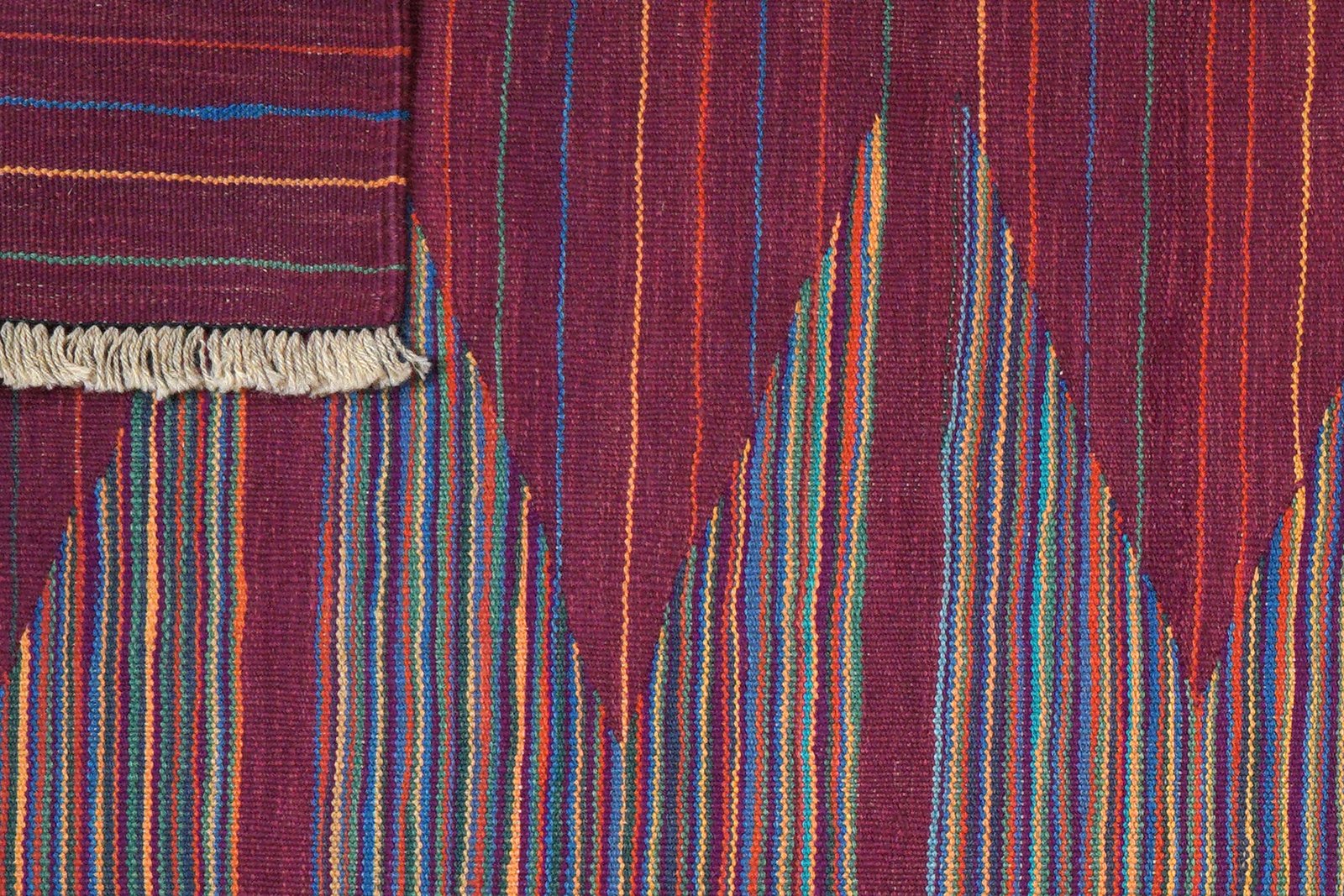 Kelim Gashgai — Handmade, 92x145 cm, Multicolor, 100% Virgin Wool | View 6