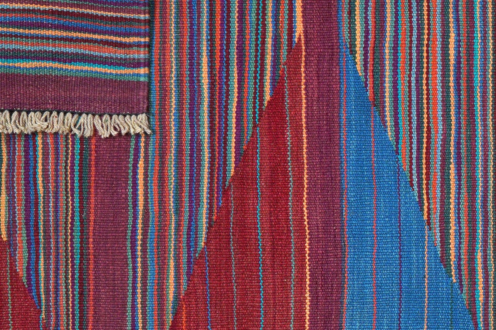 Kelim Gashgai — Handmade, 101x149 cm, Multicolor, 100% Virgin Wool | View 6