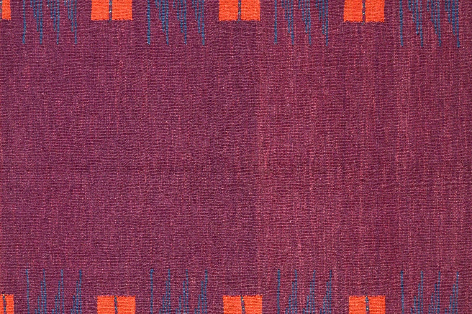Kelim Gashgai — Handmade, 136x187 cm, Violett, 100% Virgin Wool | View 5