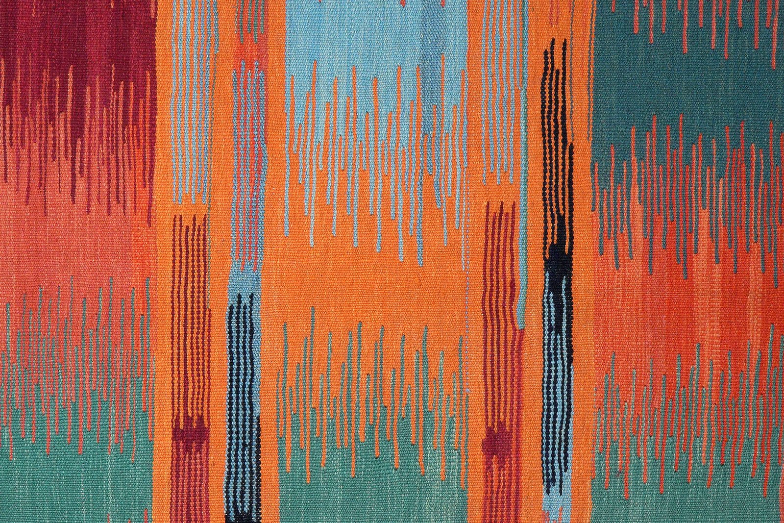 Kelim Gashgai — Handmade, 124x197 cm, Multicolor, 100% Virgin Wool | View 5